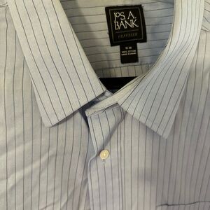 Jos. A. Bank Men's Blue Striped Shirt